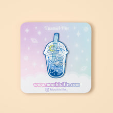 Load image into Gallery viewer, Aries Horoscope Bubble Tea Enamel Pin | Soft Enamel with Epoxy
