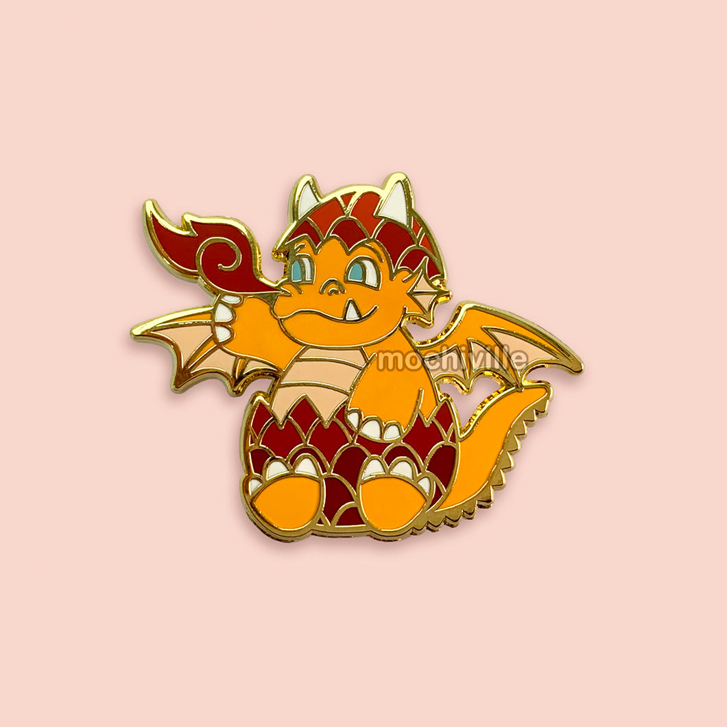 Baby Dragon (Orange) | Enamel Pin