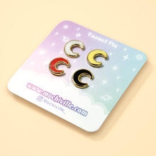 Load image into Gallery viewer, Mini Moon Enamel Pin | Filler Pins