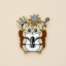 Load image into Gallery viewer, Barbarian Hamster Enamel Pin
