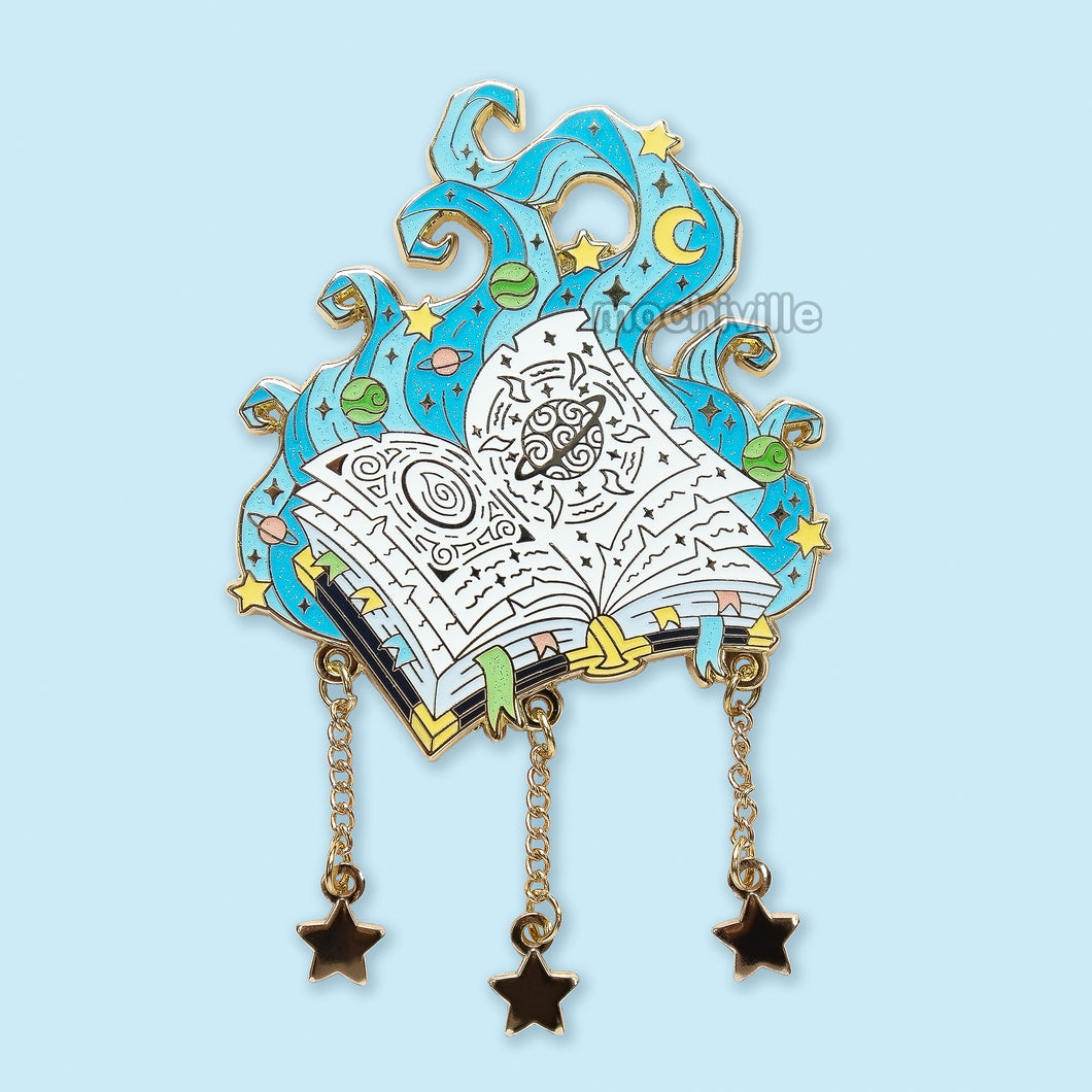 Headmaster's Grimoire (Blue) Enamel Pin