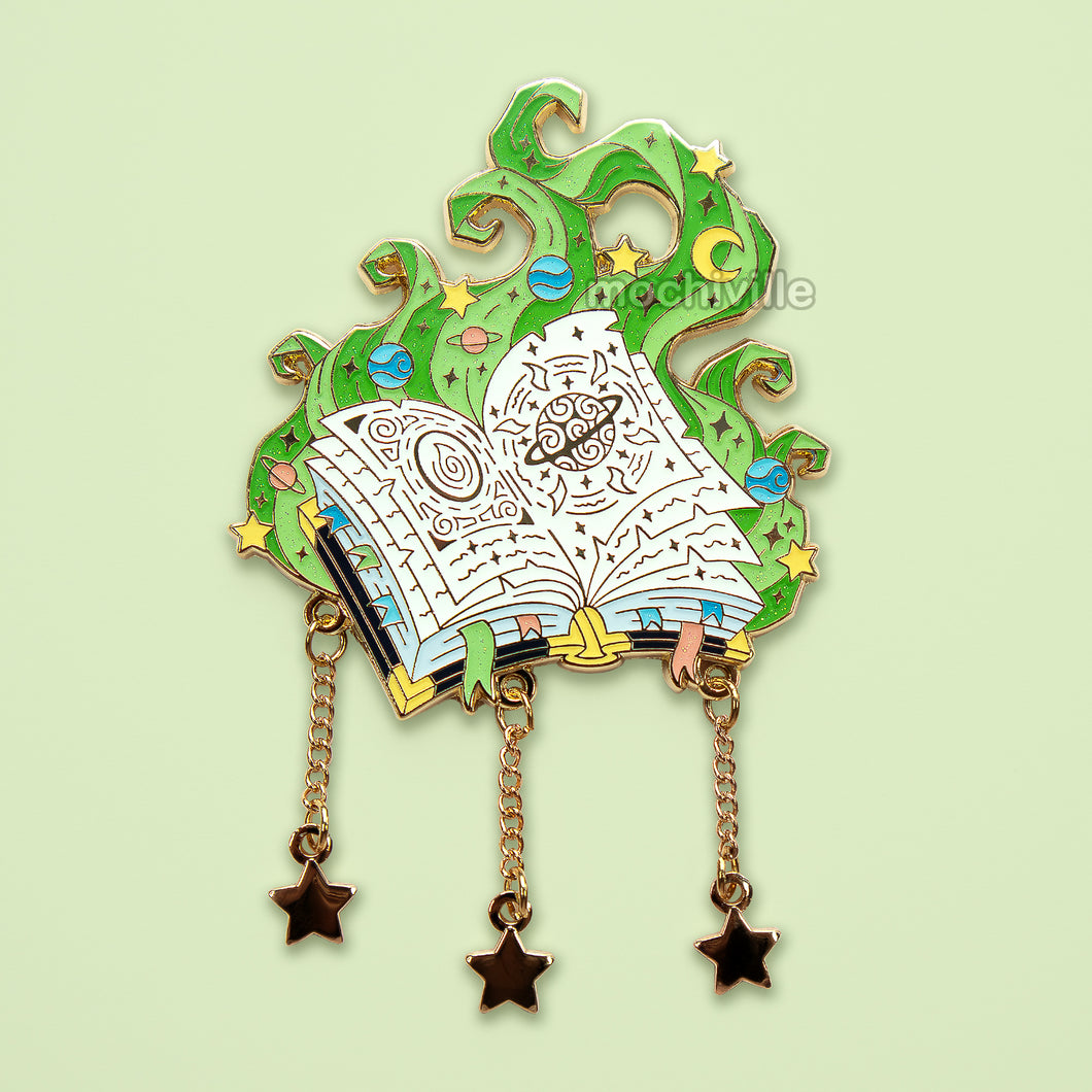 Headmaster's Grimoire (Green) Enamel Pin
