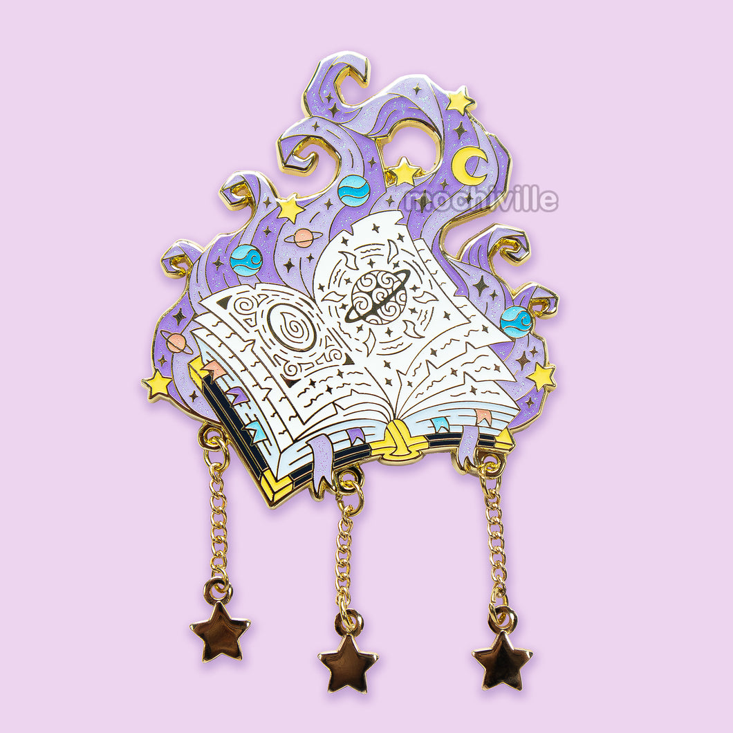 Headmaster's Grimoire (Purple) Enamel Pin