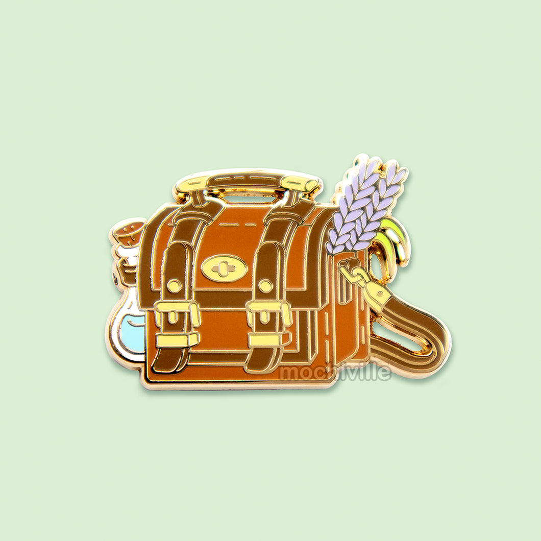 Herbalist's Satchel | Enamel Pin