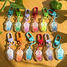 Load image into Gallery viewer, Horoscope Bubble Tea Keychain
