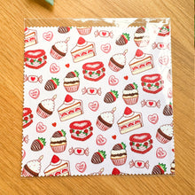 Load image into Gallery viewer, Strawberry Pastries Microfiber Cloth
