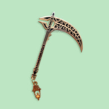 Load image into Gallery viewer, Cursed Shadow Scythe | Enamel Pin
