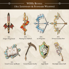 Load image into Gallery viewer, Weapons of Heroes 2 Discounted Bundles | Enamel Pins
